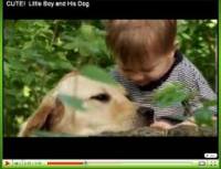 A little boy and his dog.. ~ ~ Precious... really precious