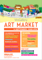 FFSC handicrafts @ VinGallery Art Market on Saturday September